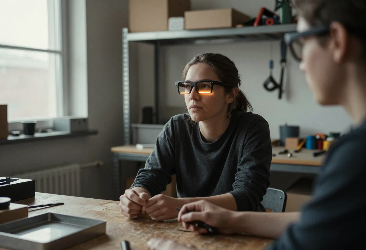 Lunettes connectées avec sous-titrage pour les sourds