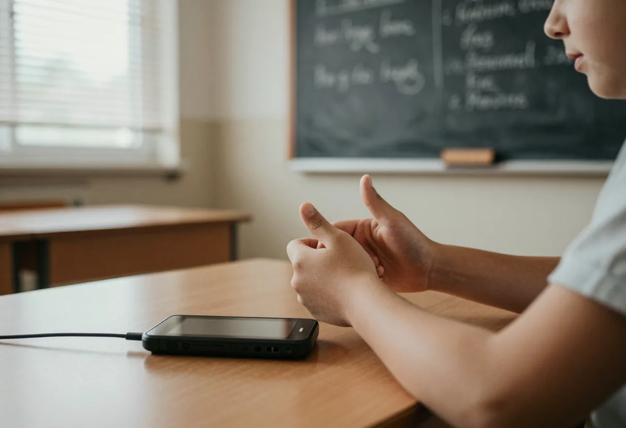 Services d'interprétation portable pour les sourds
