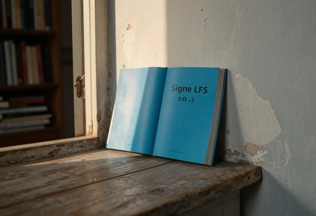 Signe LSF bleu
